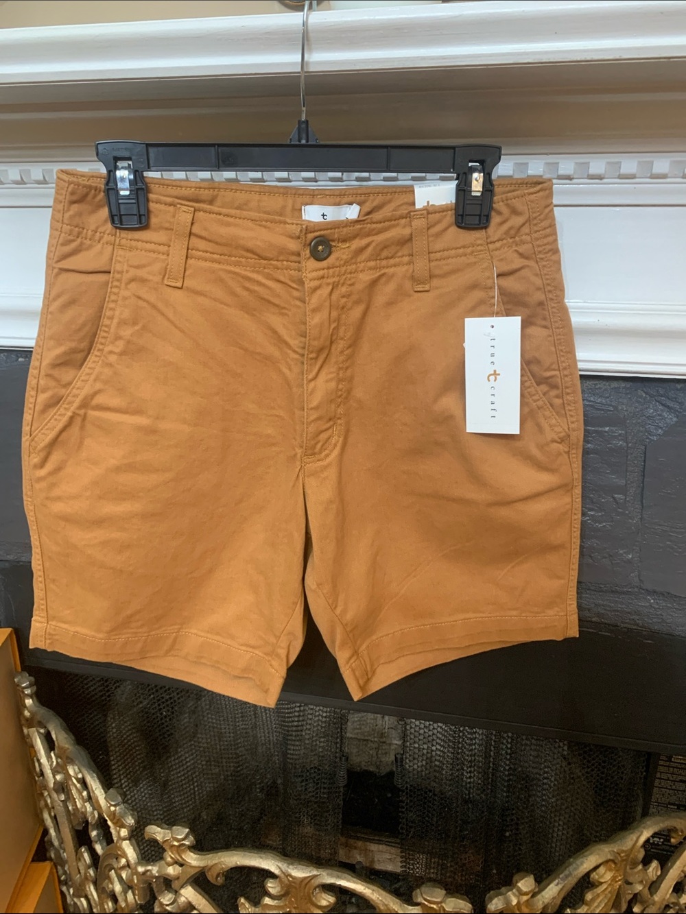 True Craft Men's Shorts in Rust Brown
